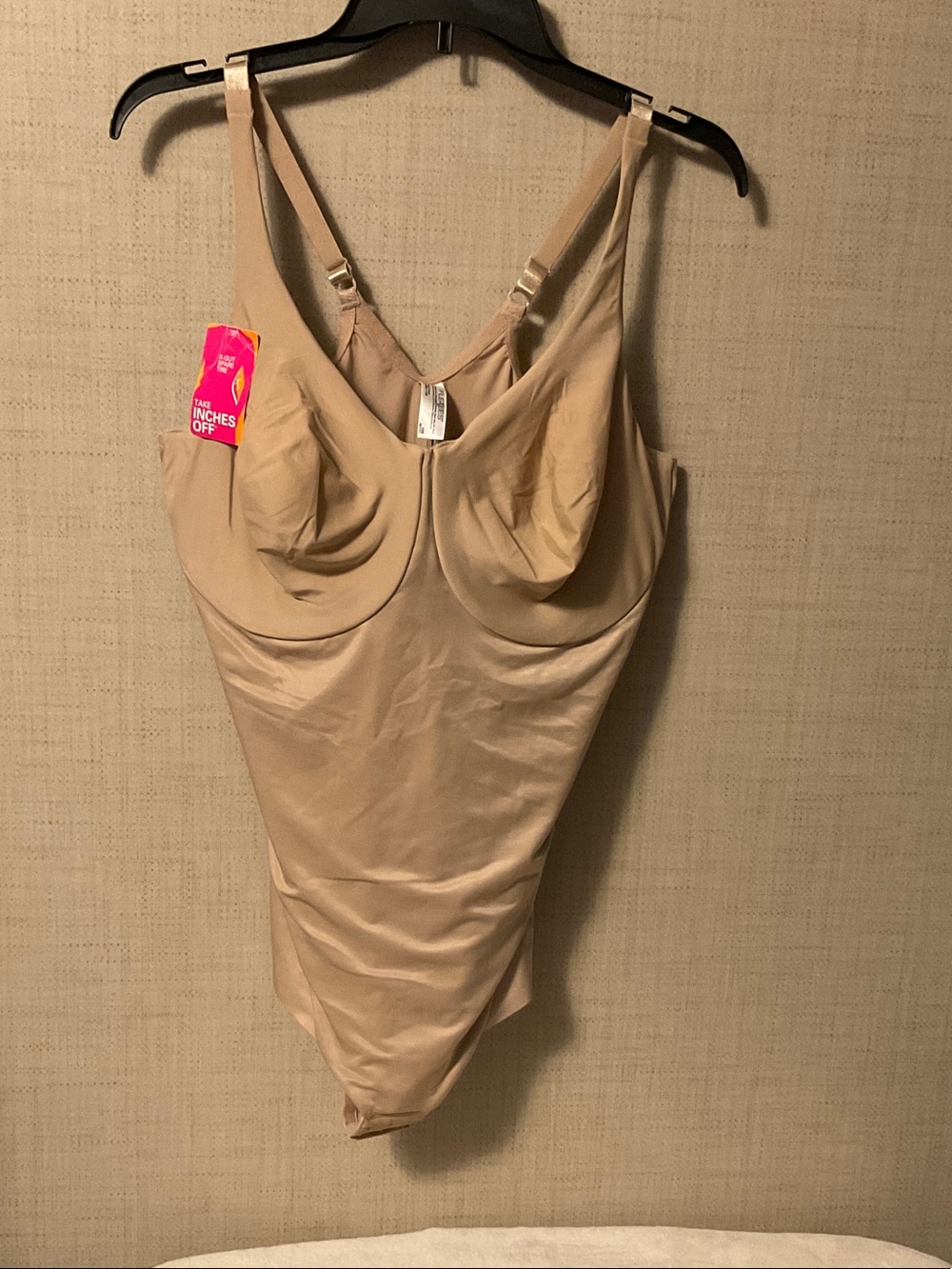 Flexees Beige Full Coverage Shaping Bodysuit